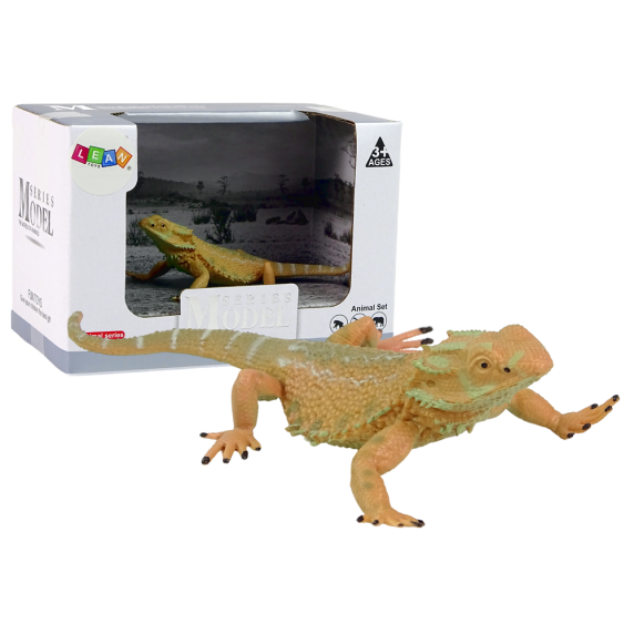 Állatfigura Inlea4Fun SERIES MODEL - Agáma szakállas gyík