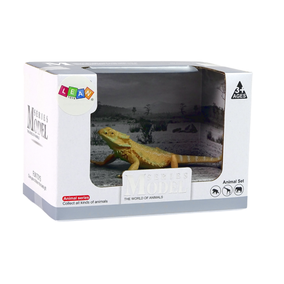 Állatfigura Inlea4Fun SERIES MODEL - Agáma szakállas gyík