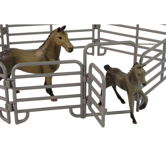 Set figurine fermă cu cai pentru asamblare - Farm Animals