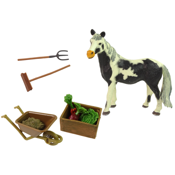 Farma - kone v ohrade Inlea4Fun FARM ANIMALS