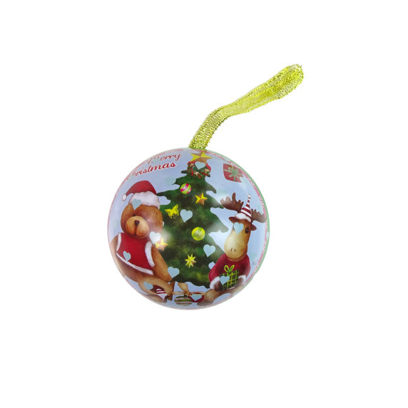 Glob de Crăciun - 7 cm - urs și ren - Inlea4Fun
