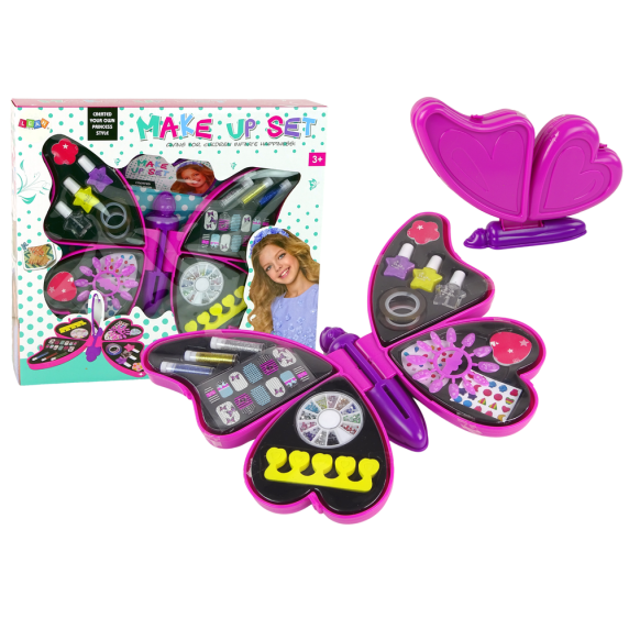 Set manichiură pentru copii - fluture - Inlea4Fun MAKE UP SET