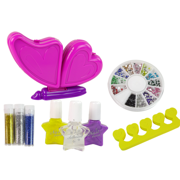 Set manichiură pentru copii - fluture - Inlea4Fun MAKE UP SET