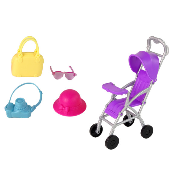 Bábika s bábätkom v kočíku Inlea4Fun ANLILY