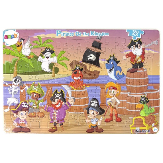 Puzzle - 120 buc Inlea4Fun - Pirați