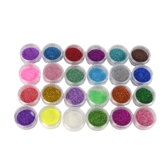 Tetováló készlet gyerekeknek 24 csillogó stencil Inlea4Fun GLITTER TATTO KIT