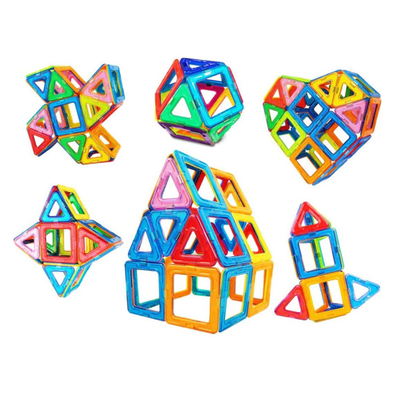Mágneses építőjáték 46 db Inlea4Fun MAGNETIC DIY - Óriáskerék