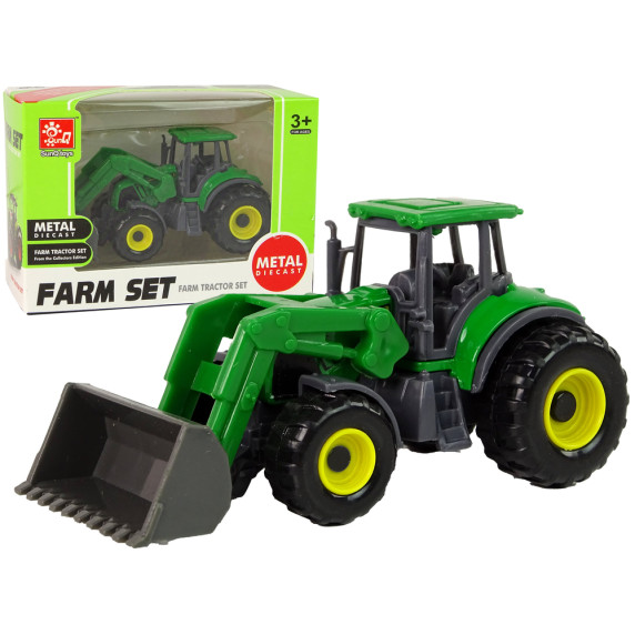 Tractor de jucărie - Inlea4Fun FARM SET - verde
