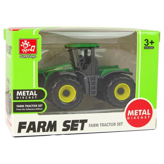 Mezőgazdasági jármű traktor Inlea4Fun FARM SET - Zöld