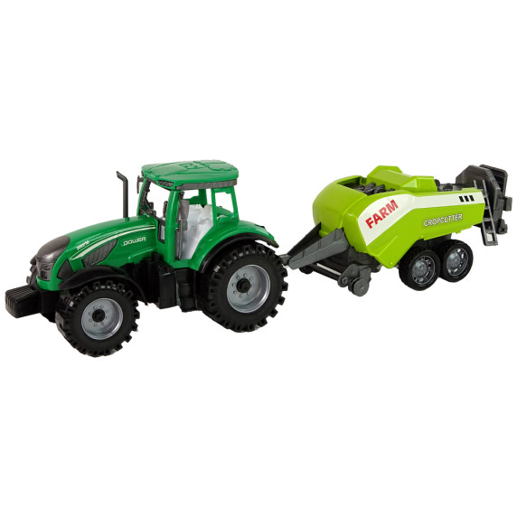 Tractor de jucărie cu remorcă semănătoare - Inlea4Fun FARM CROPCUTTER