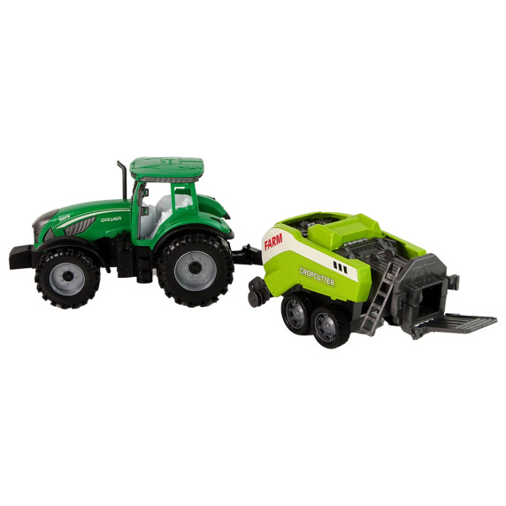 Tractor de jucărie cu remorcă semănătoare - Inlea4Fun FARM CROPCUTTER