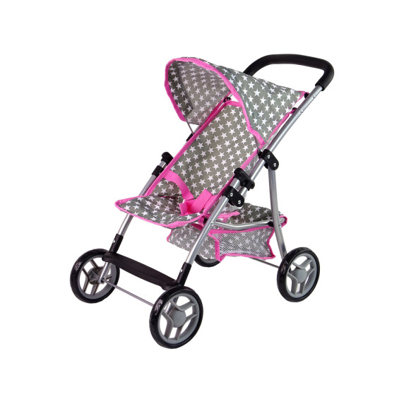 Golfový kočík pre bábiky Inlea4Fun PINK STARS
