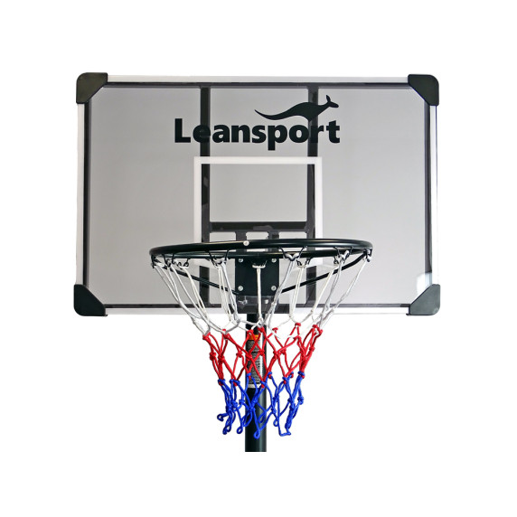 Set baschet cu panou și stativ 260 cm - negru