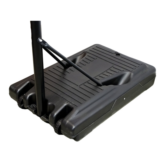 Set baschet cu panou și stativ 260 cm - negru