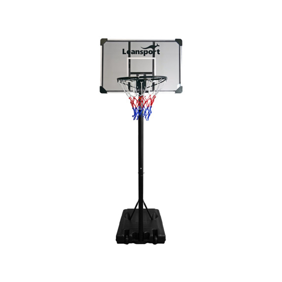 Set baschet cu panou și stativ 260 cm - negru