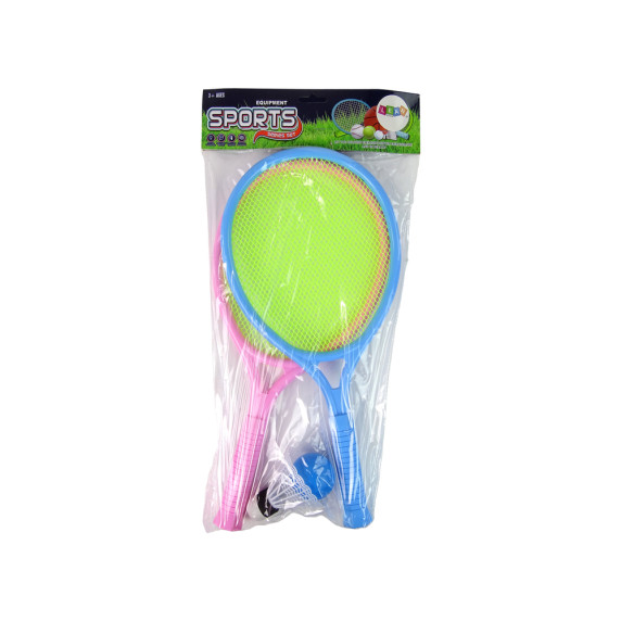 Set de jocuri sportive pentru activități în aer liber - rachete, fluturaș și minge