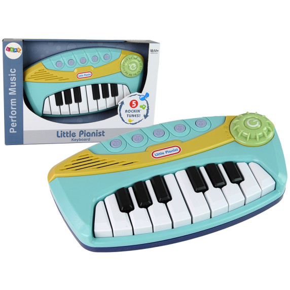 Interaktívny klavír Inlea4Fun LITTLE PIANIST - modrý
