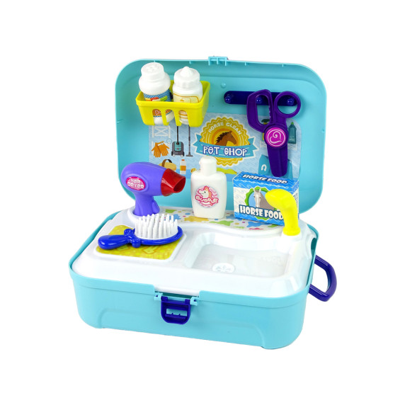 Set de îngrijire a animalelor de companie - ponei în rucsac - PET CARE 