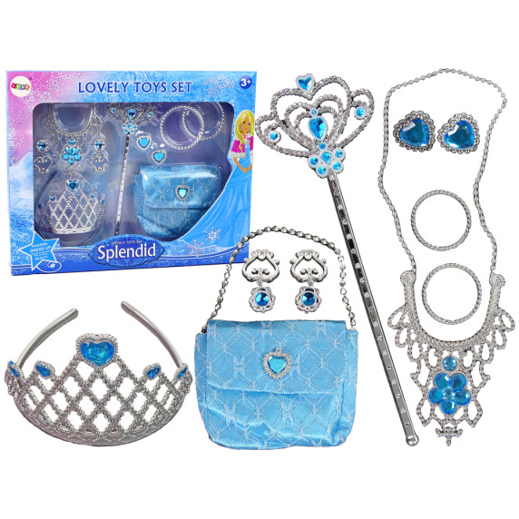Súprava šperkov pre malú princeznú s kabelkou Inlea4Fun SPLENDID