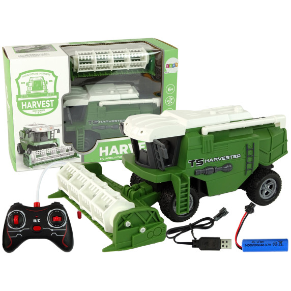 Mașină de recoltat - Vehicul Agricol R/C 29 cm  - Verde