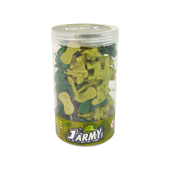 Katonai figura készlet 40 darab Inlea4Fun J'ARMY