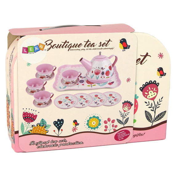 Detská čajová súprava v kufríku Inlea4Fun BOUTIQUE TEA SET