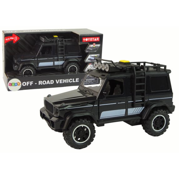 Mașină off-road - 1:14 - Friction Drive -  negru