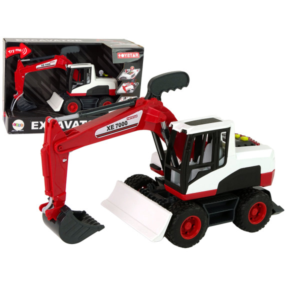 Kotrógép fény- és hangeffektekkel Inlea4Fun EXCAVATOR