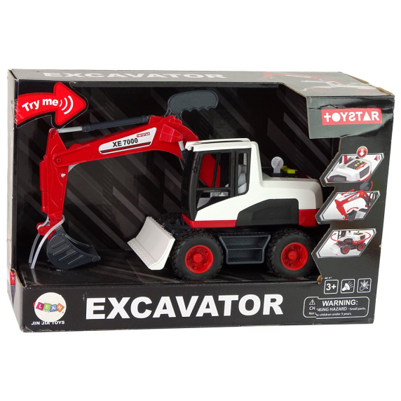 Kotrógép fény- és hangeffektekkel Inlea4Fun EXCAVATOR