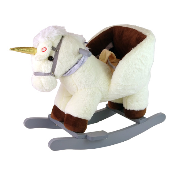 Hintafotel unikornis Inlea4Fun Rocking Horse - Fehér
