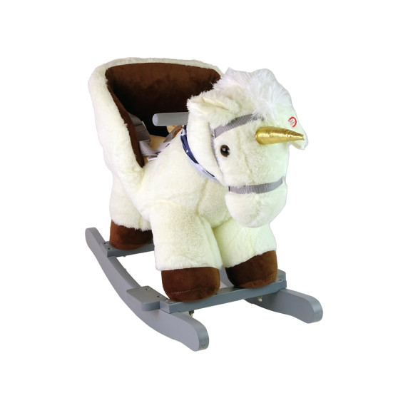 Hintafotel unikornis Inlea4Fun Rocking Horse - Fehér