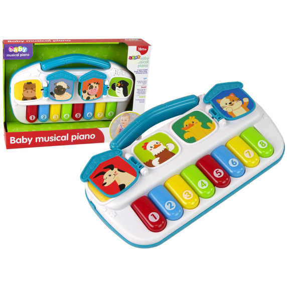 Pian interactiv pentru copii - Inlea4Fun BABY MUSICAL PIANO