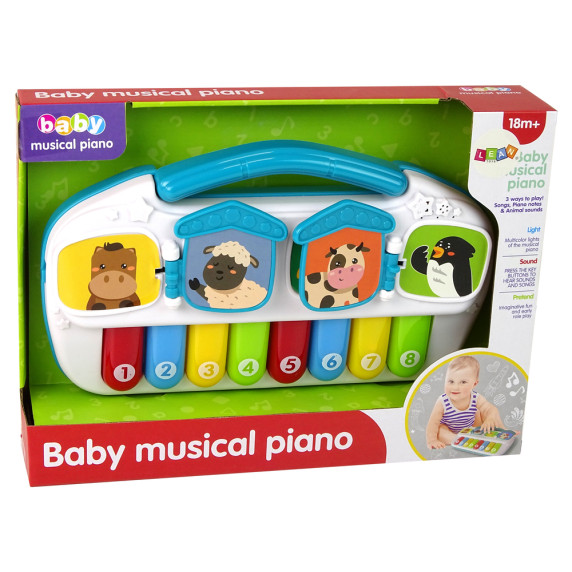 Pian interactiv pentru copii - Inlea4Fun BABY MUSICAL PIANO