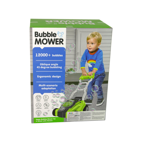 Detská bublifuková kosačka Inlea4Fun BUBBLE MOWER - zelená