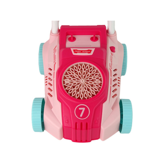 Buborékfújó fűnyíró Inlea4Fun BUBBLE MOWER - Rózsaszín