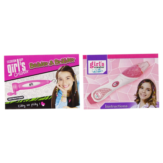 Hajfonó készlet gyerekeknek 2az1-ben Inlea4Fun GIRL´S CREATOR
