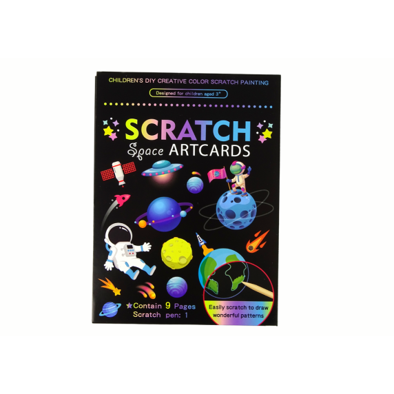 Notes curcubeu cu răzuit - Inlea4Fun SPACE - spațiul cosmic