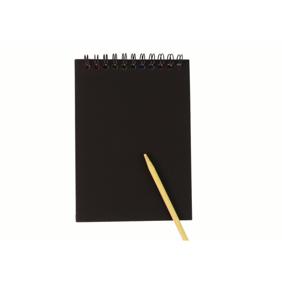 Caiet cu răzuit - 10 pagini - Inlea4Fun SCRATCH NOTE - roz