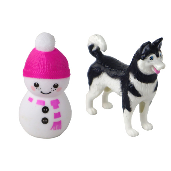 Bábika Anlily so snežným skútrom Inlea4Fun ANLILY WINTER