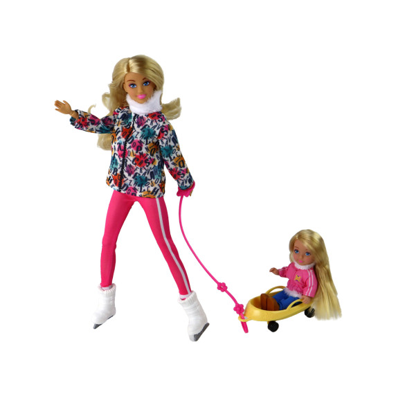 Bábika Anlily so snežným skútrom Inlea4Fun ANLILY WINTER