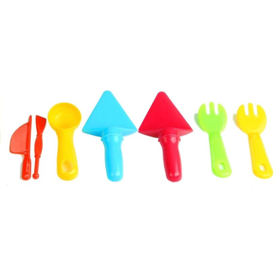 Set deserturi cu măsuță de cafea, 37 accesorii - Color Dough Series