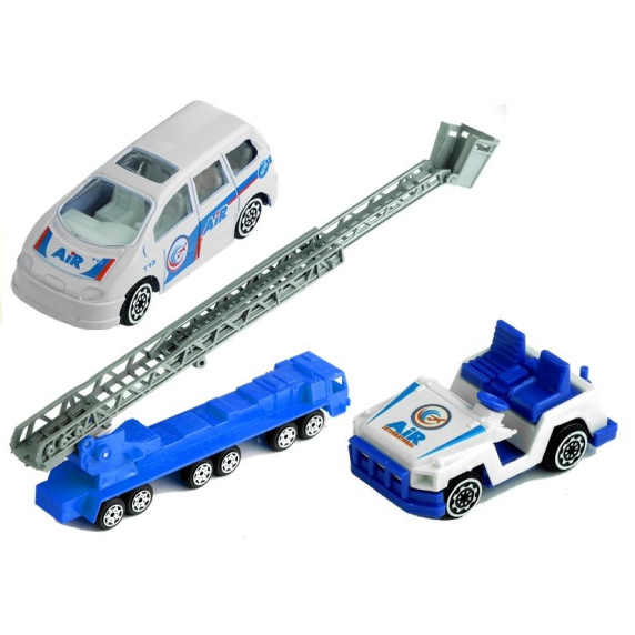 Letisko s lietadlom a vozidlami 30 kusov Inlea4Fun AIRPLANE MODEL