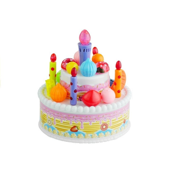 Szülinapi játék torta kiegészítőkkel Inlea4Fun DELICIOUS CAKE
