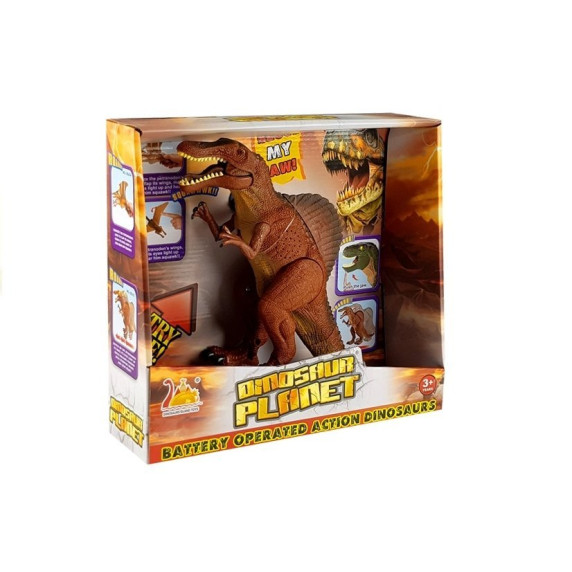 Dinosaurus figúrka na batérie - Tyrannosaurus Rex Inlea4Fun DINOSAURUS PLANET