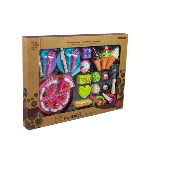 Szeletelhető torta készlet lnea4Fun TEA SERIES