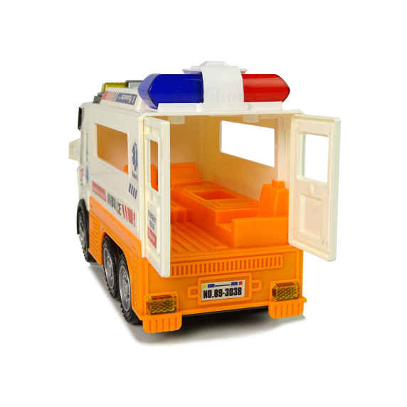 Mașină ambulanță cu efecte de lumină și sunet - AMBULANCE