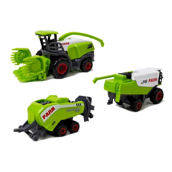 Mezőgazdasági járművek pótkocsival és állatfigurákkal Inlea4Fun FARM SET