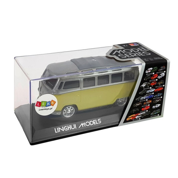 Autobuz de jucărie - Inlea4Fun MODEL SERIES - galben