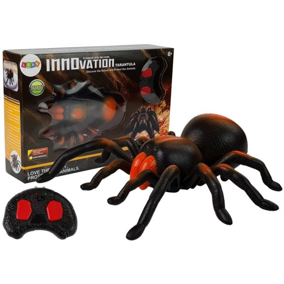 Păianjen cu telecomanda R/C - negru/portocaliu - Innovation Tarantula