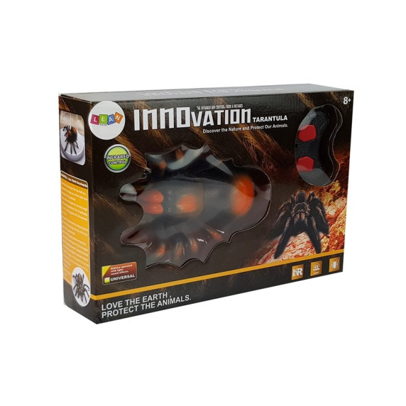 Păianjen cu telecomanda R/C - negru/portocaliu - Innovation Tarantula